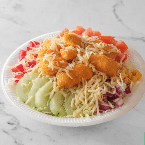 Crispy Fried Chicken Salad