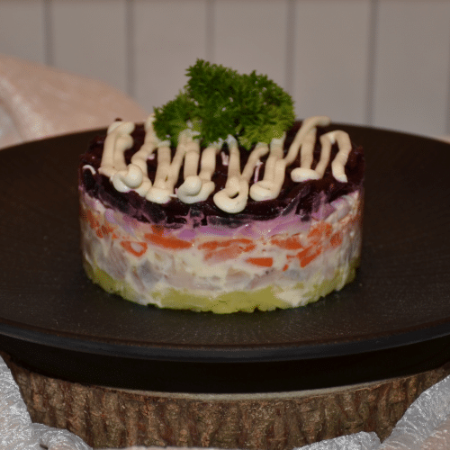 Rote Beete Salat mit Hering (Schuba)