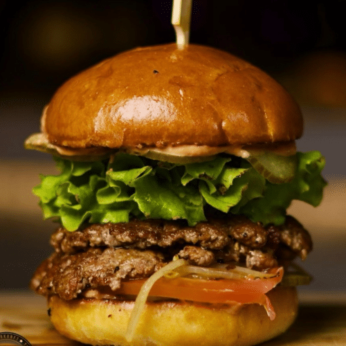 Classic smashed Burger