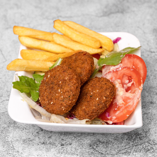 Falafel Box mit Pommes