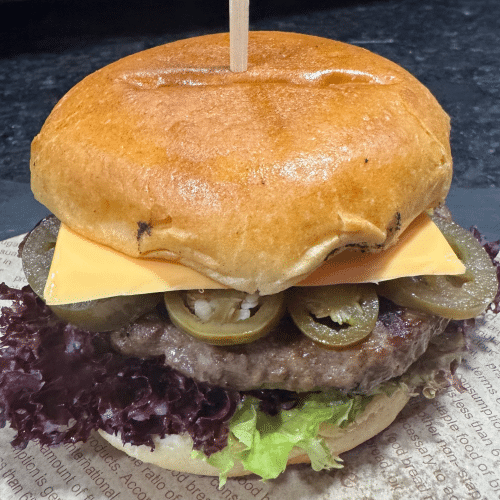 Diavolo Burger mit Käse