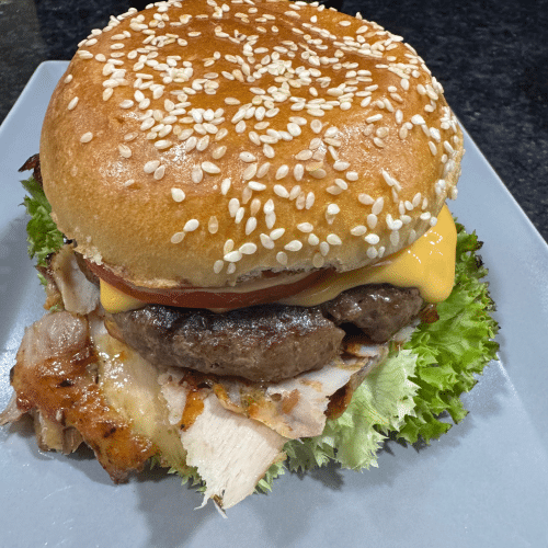 Dönerburger mit Käse