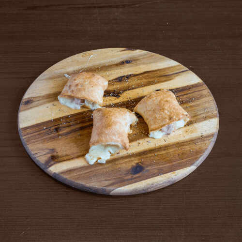 Pizzabrötchen Hot Dog Würstchen Gouda