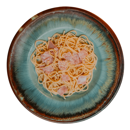 Lunch Time Pasta Carbonara Art