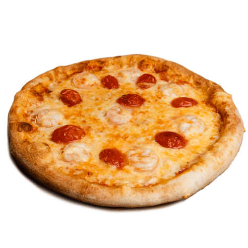 Pizza Garnelen