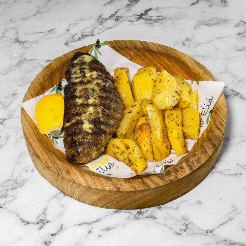 Gegrilltes Bifteki