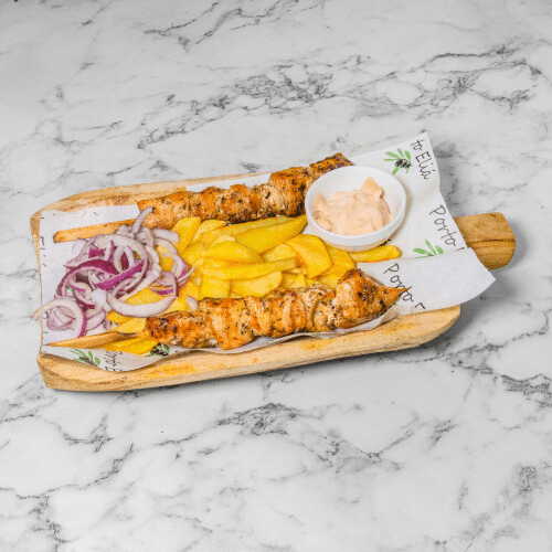 Hähnchen Suvlaki vom Grill