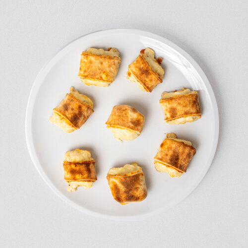 Pizzabrötchen mit Käse und Knoblauch