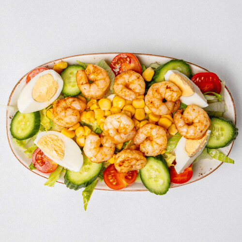 Scampi Salat