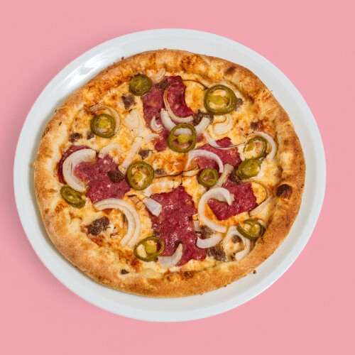 Classic-Pizza Western Barbecue (scharf)