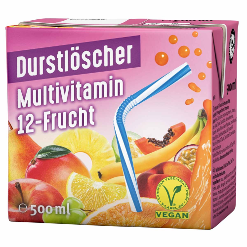 Durstlöscher Multivitamin 12-Frucht 0.5l