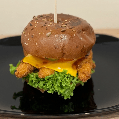 Crispy Burger (Knuspriges Hähnchen) Menü