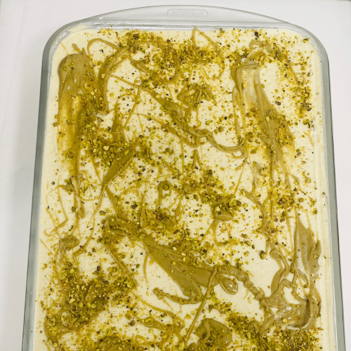 Tiramisu mit Pistaziencreme
