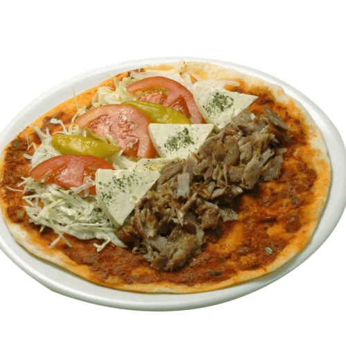 Lahmacun Classic mit Dönerfleisch