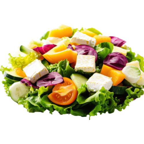 Weichkäse Salat