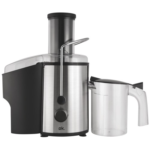 OK. OPJ 4321 Entsafter 1000 Watt, Schwarz/Edelstahl 2349724