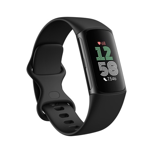 FITBIT Charge 6, Fitness Tracker, S, L, Obsidian 2896337
