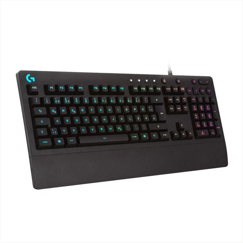 LOGITECH G213 Prodigy Gaming, Tastatur, Rubberdome, Sonstiges, kabelgebunden, Schwarz 2180706