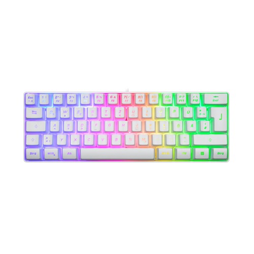 ISY IGK 3500-WT, Gaming Tastatur, Rubberdome, Sonstiges, kabelgebunden, Weiß 2883192