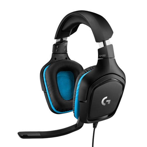 LOGITECH G432 , Over-ear Gaming Headset Schwarz 2520643