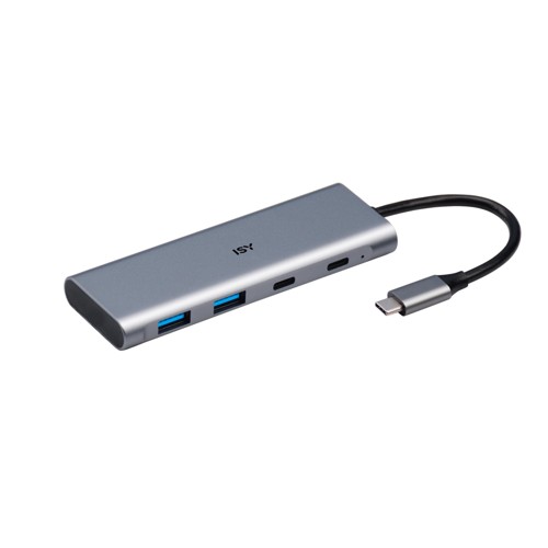 ISY IHU-5200, USB-C Adapter, Silber 2737559