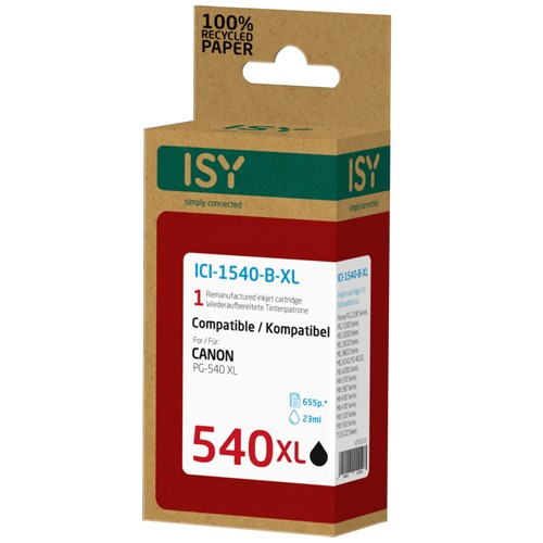 ISY ICI-1540-B-XL Tintenpatrone Schwarz 2580849