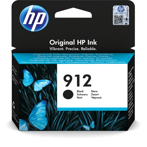 HP 912 Tintenpatrone Schwarz (3YL80AE) 2543899