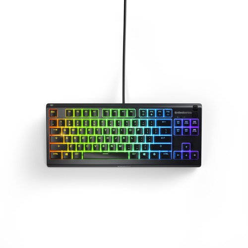 STEELSERIES APEX 3 TKL, Gaming Tastatur, Rubberdome, Sonstiges, Kabelgebunden, Schwarz 2770361