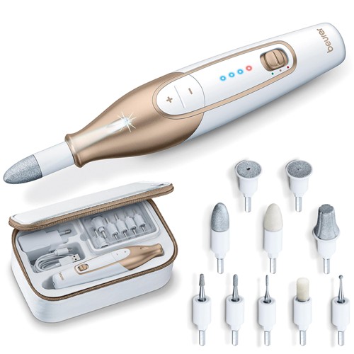 BEURER 570.37 MP 64 Maniküre-/Pediküreset Weiß/Gold 2449646