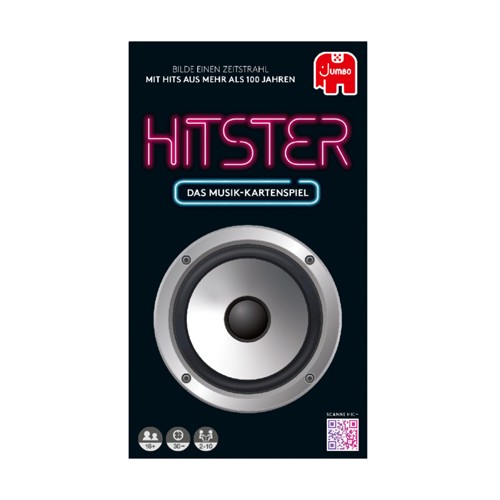 JUMBO Spiele Hitster - Musikkartenspiel Partyspiel ab 16 Jahren Kartenspiel Mehrfarbig 2794484