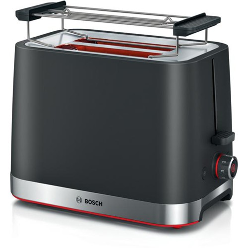 BOSCH TAT4M223 My Moment Kompakt Toaster Schwarz (950 Watt, Schlitze: 2) 2903142