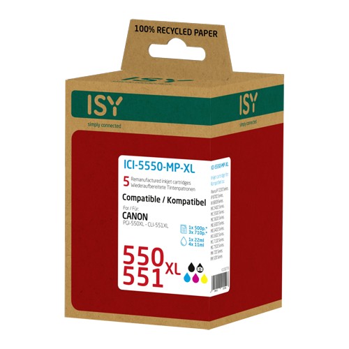 ISY ICI-5550-MP-XL Tintenpatrone Mehrfarbig 2580858