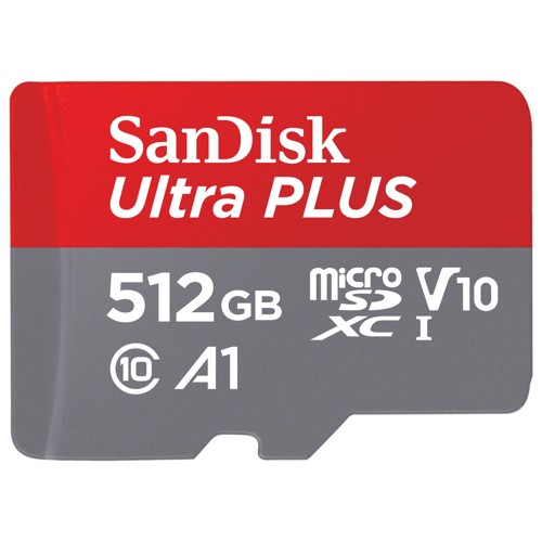 SANDISK Ultra® PLUS microSDXC™‐UHS‐I‐Karte, Micro-SDXC Speicherkarte, 512 GB, 160 MB/s 2835202