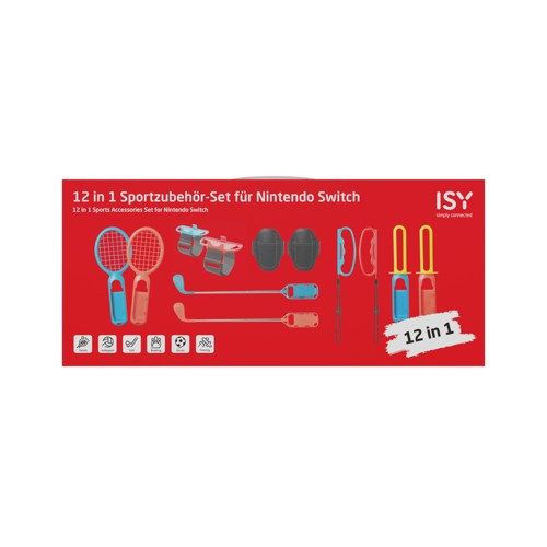 ISY IC-5018, Zubehör Set für Switch Sports, Mehrfarbig 2901508