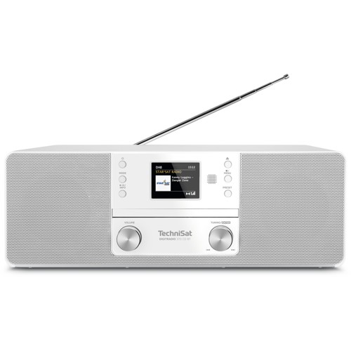 TECHNISAT DIGITRADIO 370 CD BT DAB+ Radio, DAB, DAB+, AM, FM, Bluetooth, Weiß 2641116