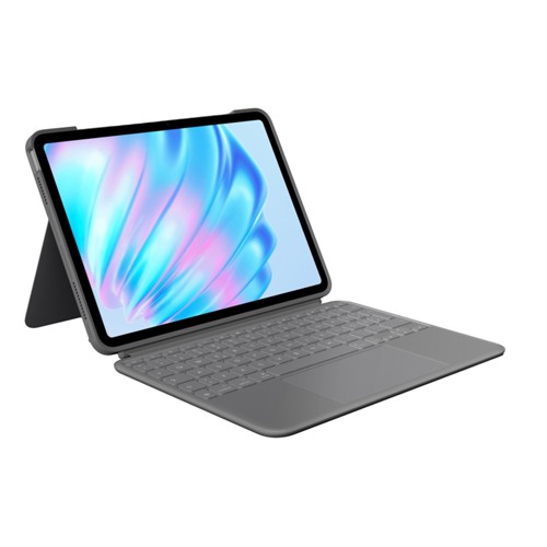 LOGITECH Combo Touch für iPad Air 11 Zoll (M2), (5. Generation – 2022) Tastatur-Case Oxford Grey 2935987