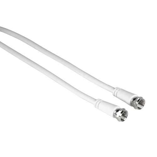 HAMA 75 dB, 10 m F-Stecker auf F-Stecker, SAT-Anschlusskabel, 2738601