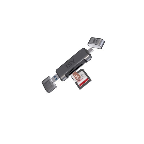 ISY ICR-6000 2-in1-USB-Kartenleser 2815337