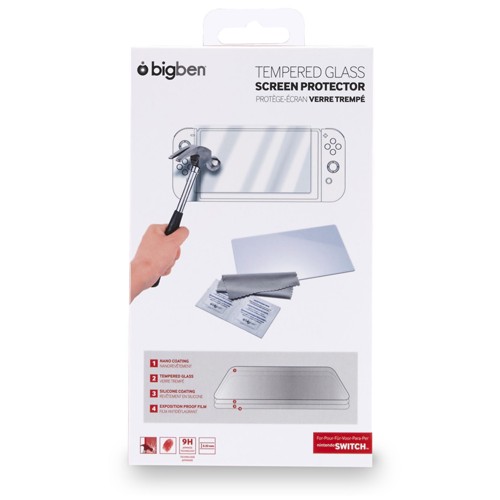 BIGBEN SWITCH™ Tempered Glass Screen Protector Nintendo Switch Schutzglas, Transparent 2209500