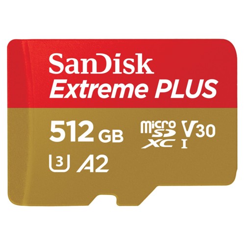 SANDISK Elite Extreme® PLUS UHS-I, Micro-SDXC Speicherkarte, 512 GB, 200 MB/s 2814643