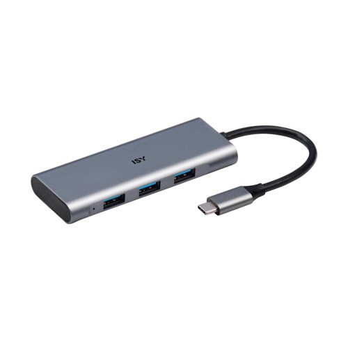 ISY IHU-5000, USB Adapter, Silber Aluminium 2737558