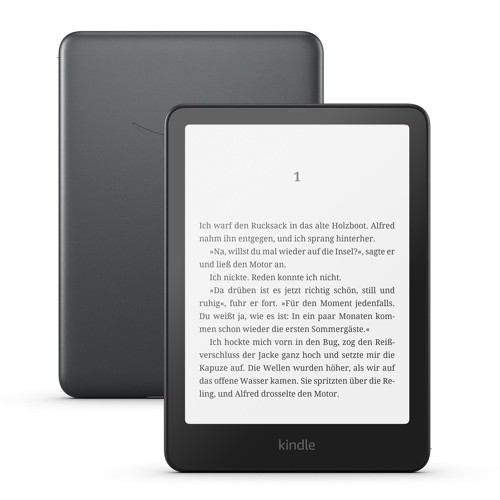 KINDLE – Der neue Kindle Paperwhite Signature Edition (2024), 7-Zoll Display, 32 GB E-Book-Reader Metallic Black 2959563