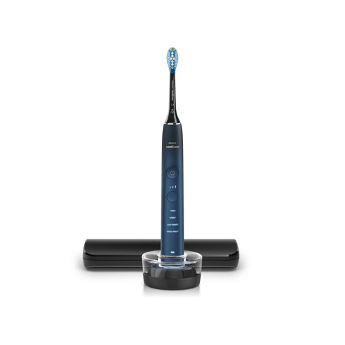 PHILIPS Sonicare HX9911/88 DiamondClean 9000 Special Edition Elektrische Zahnbürste Aquamarine/Schwarz, 2822571