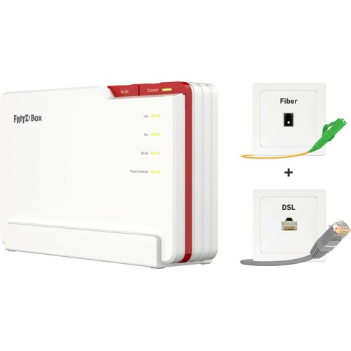 AVM FRITZ!Box 5690 Pro, (Wi-Fi 7) WLAN Mesh Glasfaser Router 18,49 Gbit/s 2938878