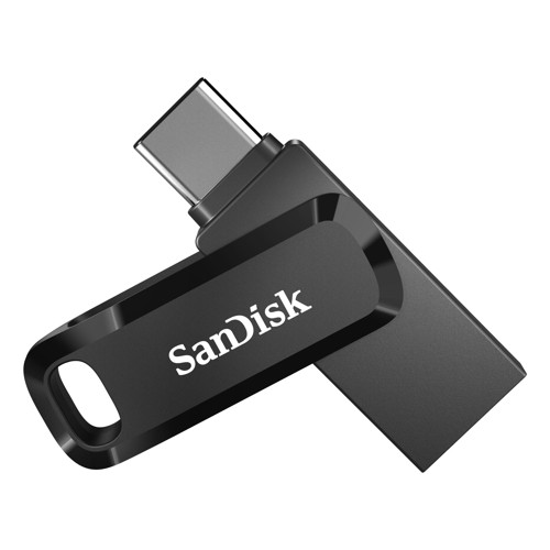 SANDISK Ultra® Dual Drive Go USB Type-C™ Flash Drive, 256 GB, 400 MB/s, Schwarz 2609989