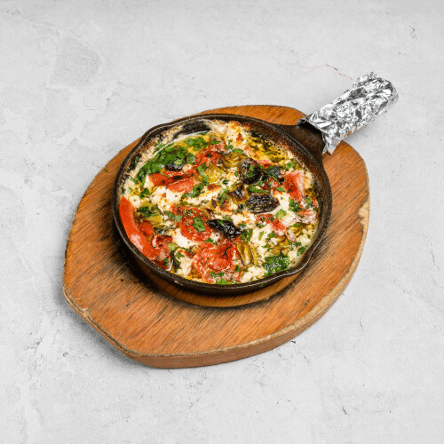 Überbackener Feta
