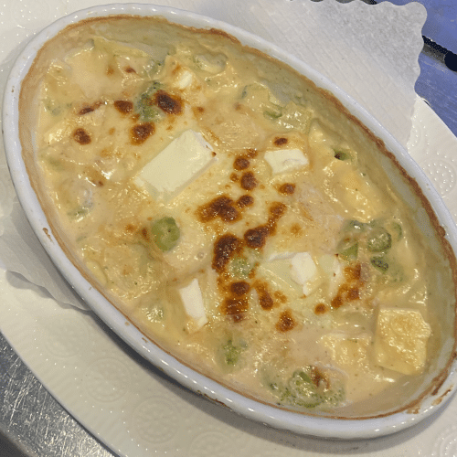 Broccoli mit Sahnesauce