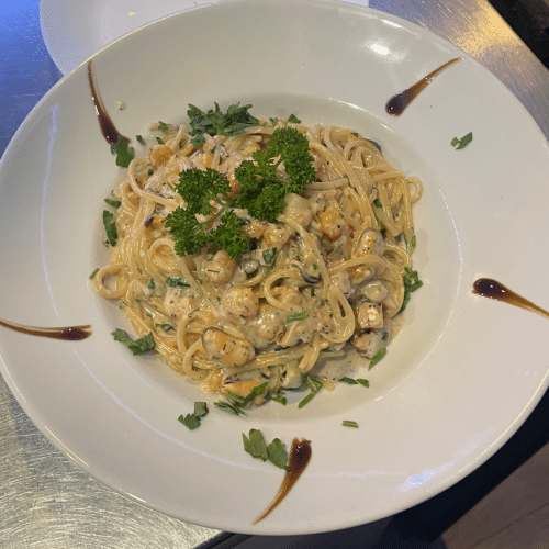 Spaghetti mit Meeresfrüchten