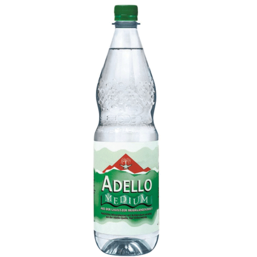 Adello Mineralwasser Medium 1,0l (MEHRWEG)