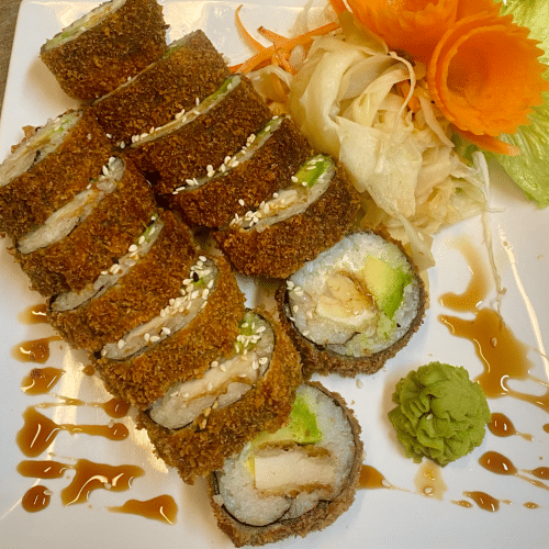 Gebackene Chicken Roll